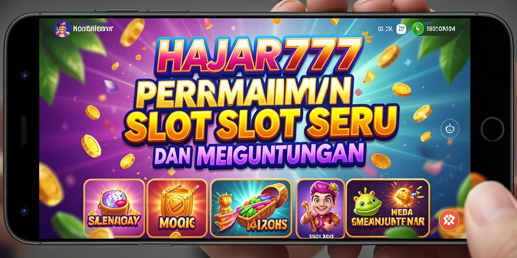 Tampilan gameplay seru dan memikat dari HAJAR777.