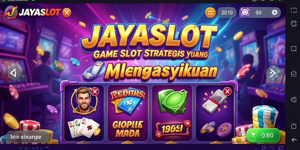 Tampilan menarik dari gameplay JAYASLOT yang penuh strategi.