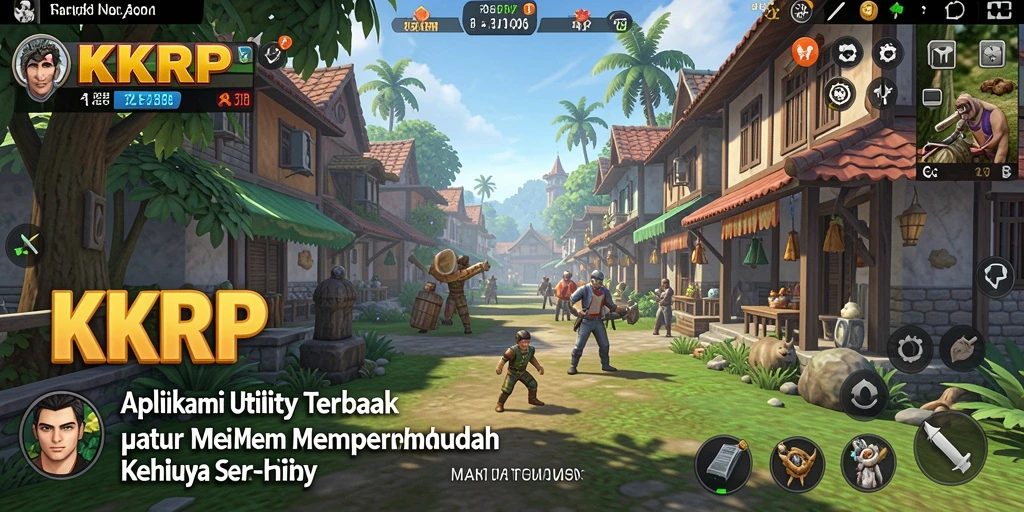 Tampilan aplikasi KKRP dengan beragam fitur Utility yang memudahkan.