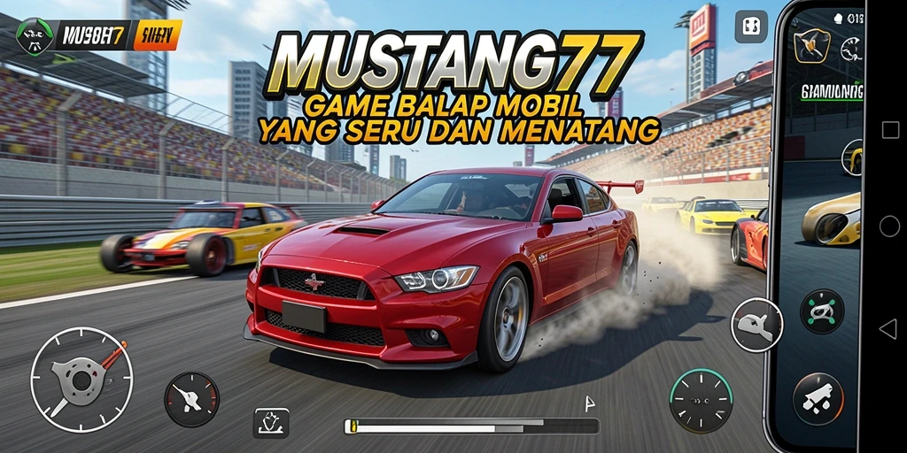 Gameplay seru dan grafis menakjubkan di MUSTANG77.