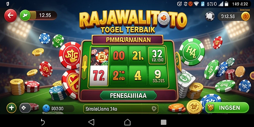 Tampilan gameplay real-time RAJAWALITOTO yang seru dan interaktif.