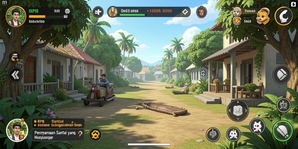 Tampilan gameplay seru dan menarik dari RP8.
