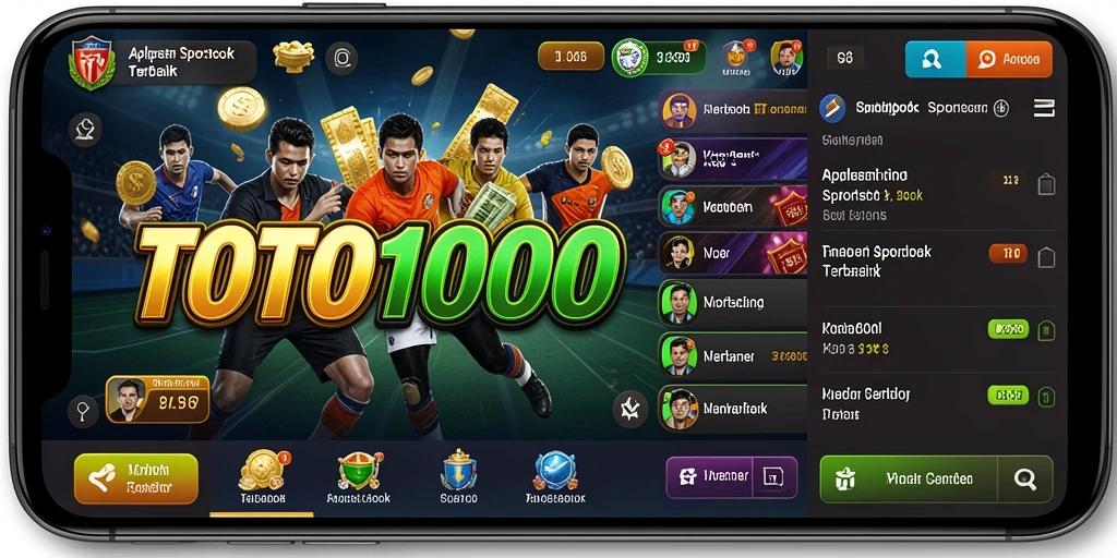 Tampilan gameplay Sportsbook TOTO1000 yang menarik dan interaktif.