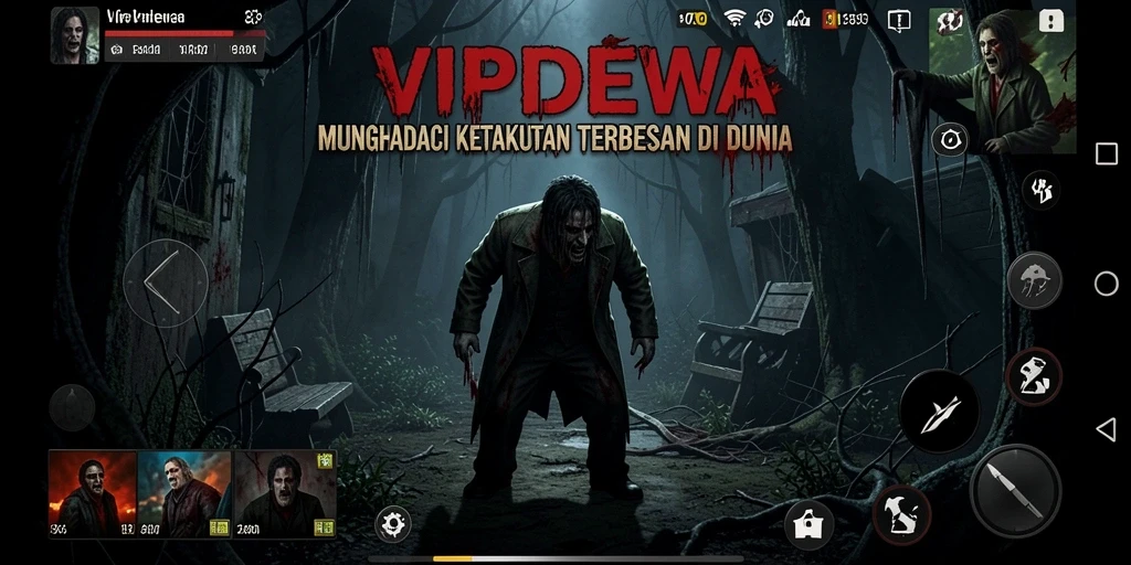 Gameplay seram VIPDEWA yang menggugah adrenalin.